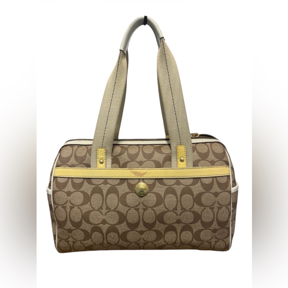 Coach 2007 Heritage Stripe Boston Bag - Picture 2 of 13